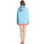 Sweat licorne bleu