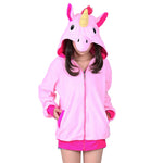 Sweat licorne rose