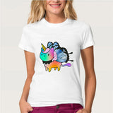 T-shirt licorne chat papillon