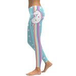 Legging licorne "ciel bleu etoilé"