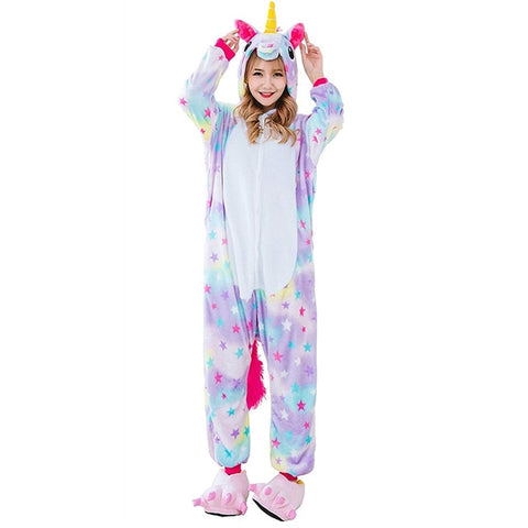 Kigurumi Licorne multicouleur (Combinaison Licorne)