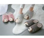 Pantoufles de nuit motif licorne