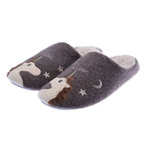Pantoufles de nuit motif licorne