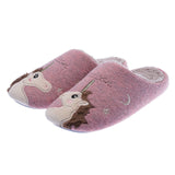 Pantoufles de nuit motif licorne