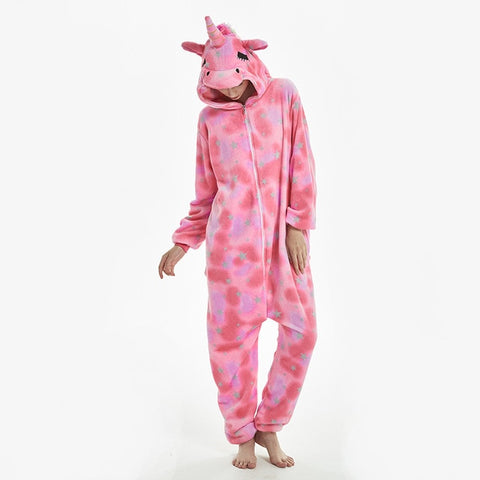 Kigurumi licorne rose (pyjama/combinaison Licorne)