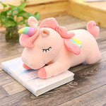 Peluche licorne en plein sommeil (40 cm, 50 cm)