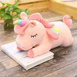 Peluche licorne en plein sommeil (40 cm, 50 cm)