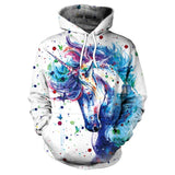 Sweat licorne peinture